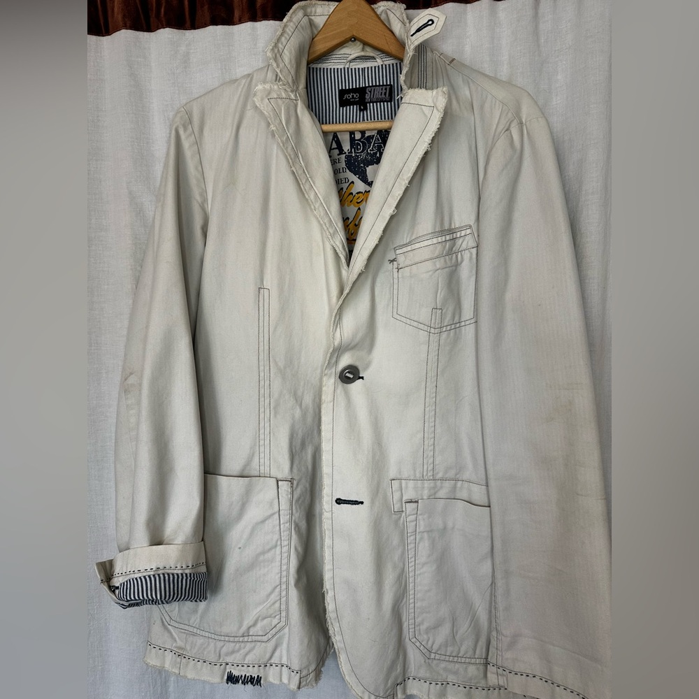 Mens chino blazer
